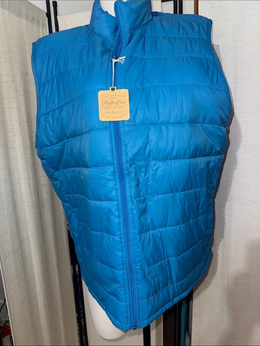 Sonoma Exceptionally Warm Puffer Vest xl Light Blue
